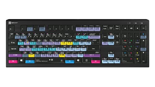 LogicKeyboard ASTRA2 バックライトキーボード Davinci Resolve用 - Windows。 LKB-RESB-A2PC-US
