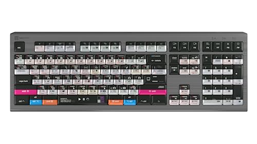 LogicKeyboard バックライト付き「Astra2」フィルムメーカーキーボード • MacのAdobe Premiere ProとAfter Effectsの両方に対応するコンボデザイン • p/n LKB-AEPP-A2M-US