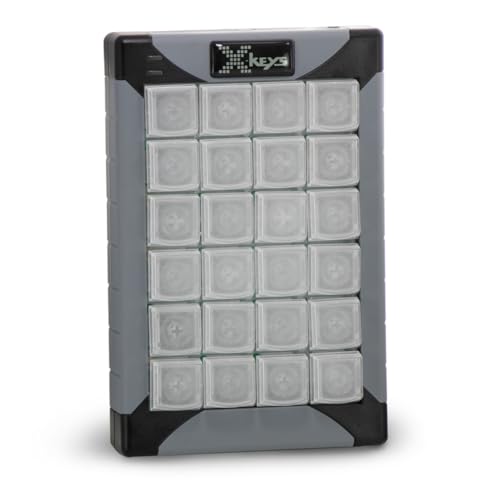 X-Keys PIエンジニアリング XK-24 プログラムキーボード XK-24-USB-R XK-24 Keypad