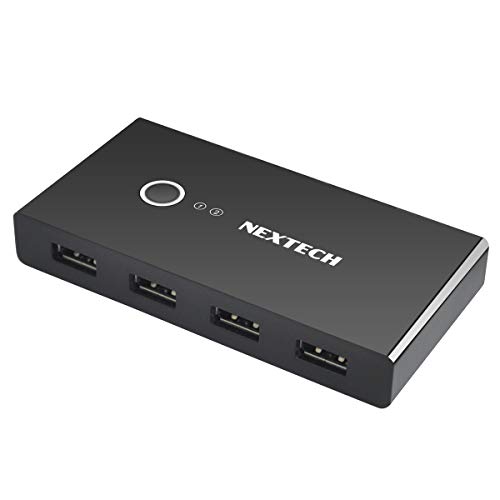 NEXTECH デュアルPC USBキーボード/マウススイッチ XC4925