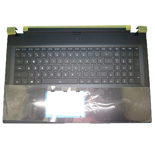 通用 グレーPalmRest＆USバックライトキーボード 互換 Gigabyte AORUS 17G KB WB 17G XB(RX7G) 17G YB AORUS 17G-XB 英語の米国 バックライト付き