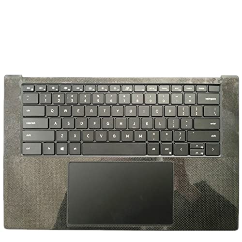fqparts 汎用 キーボードの縁にハウジング & タッチパッド & キーボード に適合する For DELL XPS 15 9510 ブラック 米国英語のレイアウト 0DKFWH XPS-15-9510-CKE-XP1147