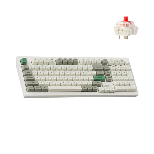 Keychron Q5 Max ワイヤレス カスタム メカニカル キーボード フルアルミニウム 2.4 GHz Bluetooth QMK 96%レイアウト RGB ホットスワップ対応 Gateron Red Switch Mac Windows Linux対応 Q5M-P1" or "Q5M-M1" or "K5M-A1