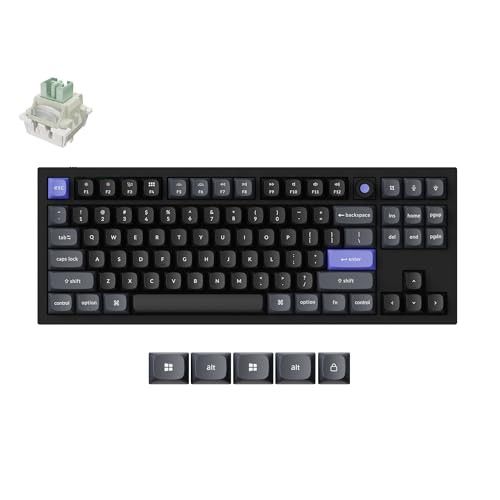 Keychron Q3 HE 8K 磁気スイッチキーボード 調節可能な作動ポイントランチャー ウェブアプリ フルメタルボディ PBTキーキャップ付き Mac Windows Linux用