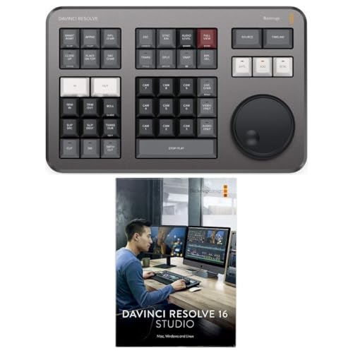 Blackmagic Design (ブラックマジック デザイン) Davinci Resolve Speed Editor キーボード Davinci Resolve Studio (アクティベーションカード) とのセット DV/RES/BBPNLMLEKA-K2