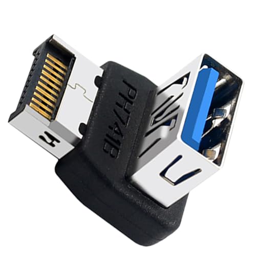 USBヘッダーアダプター、コンピューターマザーボードUSB 3.1からタイプEヘッダーコンバーター、パネル90度ステアリングコネクター、男の子、女性、若者、少女、ティーン向け。 VTIG1YJA3EF71BIJP