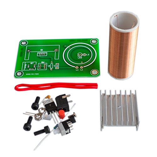 Reland Sun 15 ワットミニテスラコイルプラズマスピーカーキット音楽ワイヤレス伝送ボードモジュール DC 15-24 DIY のため