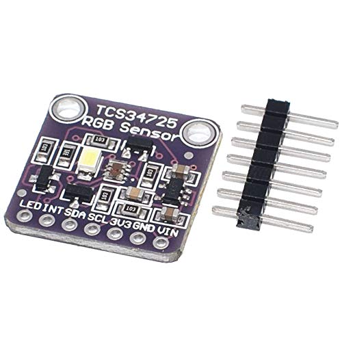 Rasbee TCS34725 CJMCU-34725 RGB カラーセンサ 開発ボードモジュール カラー認識モジュール プログラマブル 低消費電力 IRセンサー DC3.3V～5V IIC
