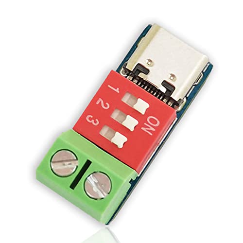 Ziizwfa PDSink PD Decoy PD Decoy ボード Fast USB モジュール TypeC 電源変更モジュール 5V-20V 調整可能な Pd Decoy モジュール