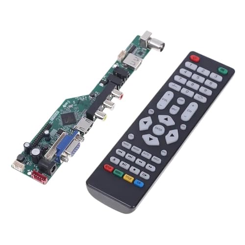 ZMYNEJP T.V53.03 ユニバーサル LCD TV コントローラドライバボード V53 アナログ TV TV/AV/PC/HDMI/USB メディアマザーボード(A2) zmy655