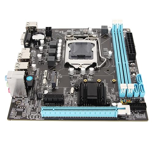 Ailgely デスクトップマザーボード H61 6 USB 2.0 DDR3 M.2 NVMe NGFF 100Mbps LAN マイクロ ATX マザーボード LGA1155 ソケット I3 I5 I7 高速 DDR3 非 ECC メモリサポートコンピュータシステム Ailgeicz9nfm51g