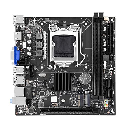 KSJOAIDDE コンピューターマザーボード LGA 1155 CPU サポート M.2 NVMe 9x USB2.0 4x SATA2.0