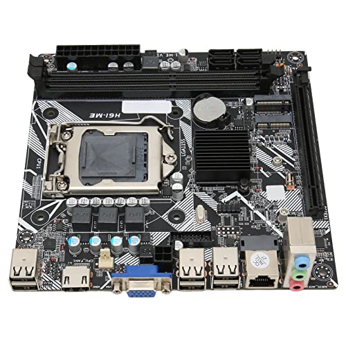 SRHW LGA1155 CPU スロット、デュアル チャネル DDR3 メモリ スロット、VGA HDMI および 10 USB2.0 インターフェイスを備えた H61-ME Mini ITX マザーボード