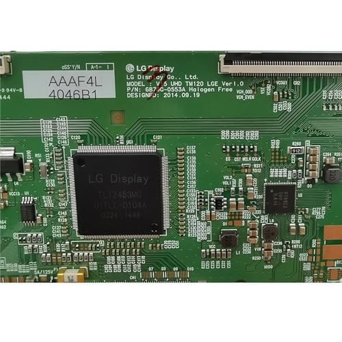 WQMEOR 6870C-0553A Tコンカード 6870C 0553A TV Tコンボード Placa Tcom ロジックボード Placa TV、LG 6870C0553A シールプレートと互換性あり(Original board)