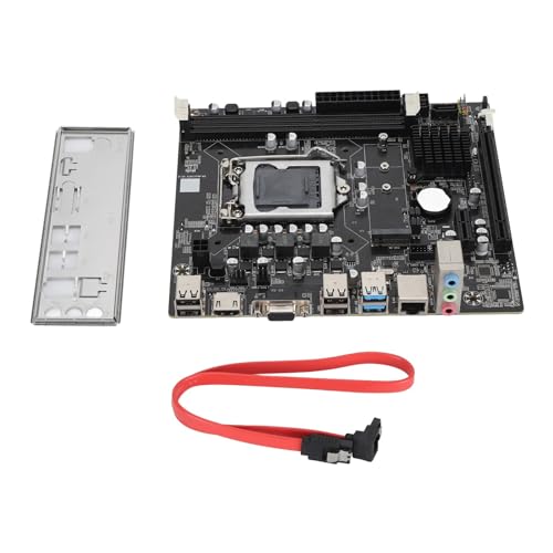 Pilipane H61CデスクトップコンピューターマザーボードLGA 1155ピンDDR3デュアルチャンネルゲーミングマザーボードとPCビルダーおよび愛好家用のUSB 3.0 SATA2.0ポート Pilipiymxt65wva