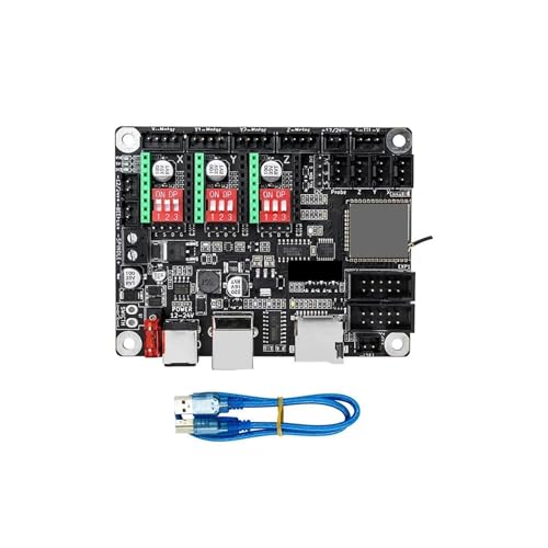 レーザー彫刻機マザーボード 32 V2.1 32Bit 制御ボード Wifi TS24/TS35-R サポート 20 ワット/40 ワットモジュール(DL32 V2.1-A4988) RWBABBBJA-8E5001A0
