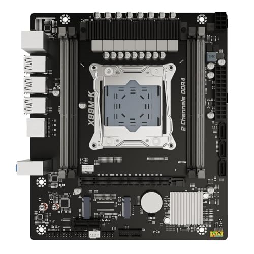 UDOEHGE X99M-K DDR4 PCデスクトップメインボードコンピューターマザーボードLGA2011-3ピンデュアルチャンネルM. 2ギガビットネットワークカードサポート