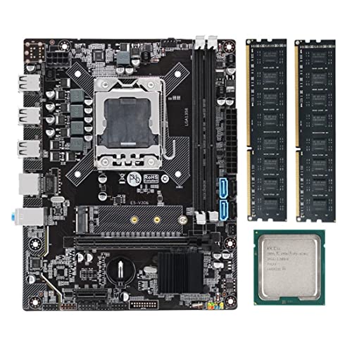 MAKIVI X79 マザーボードセットキット LGA 1356 Xeon E5 2420 V2 CPU 8GB(2X4GB) DDR3 Ecc Reg Ram Nvme M.2 -Atx E5-V304