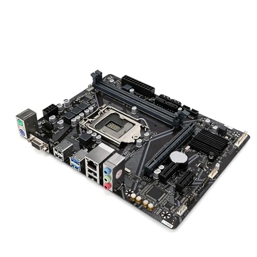 Acogedor H410M-S2 マザーボード、32GB DDR4メモリ×2、LGA1200ソケット搭載 M-ATXマザーボード（I9/I7/I5/I3 CPU対応）、Serial ATA 6Gb/s×4、24ピン・8ピン電源コネクタ Acogemvf5rhu1g8