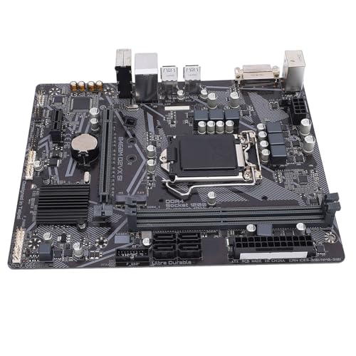 Yanmis B460M D2VX SIマザーボード、M ATX 2チャネルDDR4 DIMM、PCI E X16 X1、M.2インターフェース、シリアルATA III、DVI出力、LGA1200コンピューターマザーボード Yanmioa934gw6ym