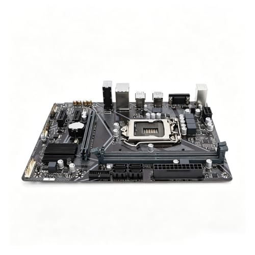 Fockety コンピュータマザーボード、H410M S2 LGA1200 I9 I7 I5 I3 CPU M ATX デスクトップボード DDR4 64GB 最大 ATX マザー ゲーム用付き