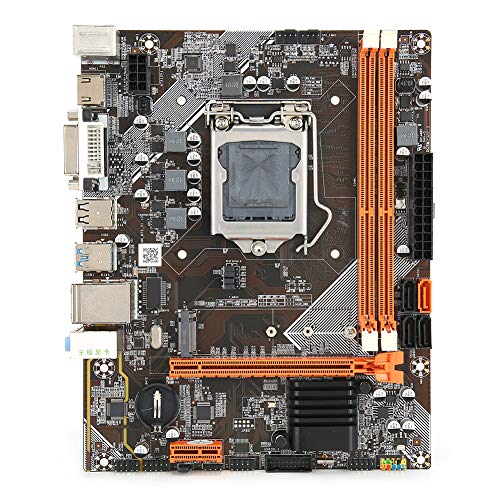 Hopcd デスクトップコンピュータM-ATXマザーボード DDR3 LGA1155 CPU Intel B75メインボード RTL8111H ギガビットネットワークカード M.2 NVME+NGFF デュアルモード SATA3.0/USB3.0/6チャンネルオーディオチップ Hopcd3yo2axw9g5