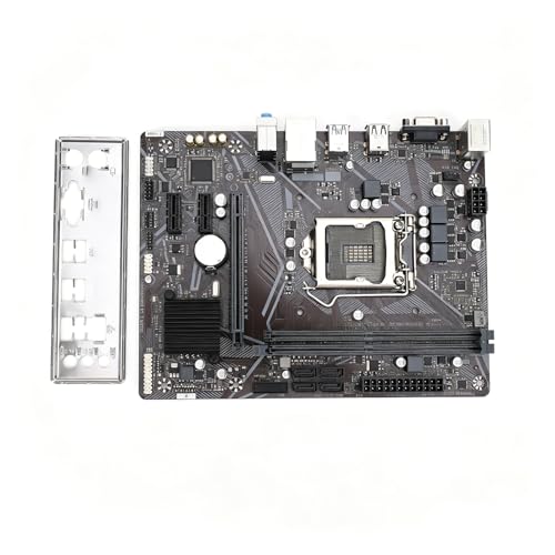 Acogedor H410M S2 LGA 1200 デスクトップマザーボード、 第 10 世代 Core I9 I7 I5 I3 Pentium Gold Celeron、デュアルチャネル DDR4 64GB 2933MHz、4 III ポート、基本 24 ピン 8 ピン電源付き Acogebgmozy3fjx