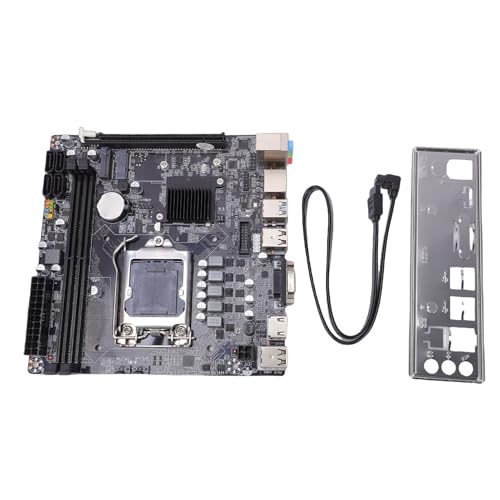Yanmis H110 ゲーミングマザーボード、LGA1151 Mini ITX ゲーミングメインボードデュアルチャネル DDR4 M.2 NVMe.0 6Gb/s PCI EX16、6th 7th 8 プロセッサーのサポート Yanmibvuqo067kz