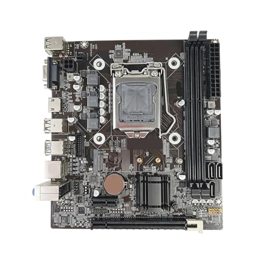 EMNXSDKT 互換性がありますKONALET H81 マザーボード、LGA1150 マイクロ ATX メインボード、2 DDR3 スロット M.2 NVMe VGA HDMI USB3.0 サポート第 4 世代 I3 I5 I7 CPU と互換性があります。