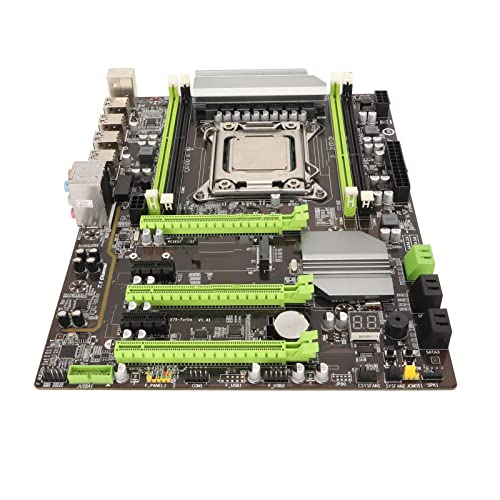 Shanrya PC マザーボード、LGA 2011 マザーボード 6x デスクトップコンピューターメインボード、PC 用 4xDDR3 DIMM 8 フェーズ電源デュアル インジケータ LGA 2011 マザーボード Shanrya0a4gydnhfp