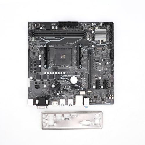 SENECESLI A320M K マザーボード、Ryzen Athlon CPU 用 AM4 ソケット、DDR4 3200MHz OC、M.2 NVMe 、USB 3.0、VGA、22.5x22cm ATX、 0 1 10 サポート付き SENEC6hjydt3av1