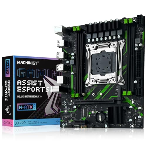 MACHINIST MACHINISIT LGA 2011-3 マザーボード X99 マイクロATX メインボード インテル Xeon E5 V3 V4 シリーズプロセッサー (DDR4 Max 128GB、PCIe 3.0、M2 プロトコル、ギガビットLAN)、X99 PR9-H PCサーバー用