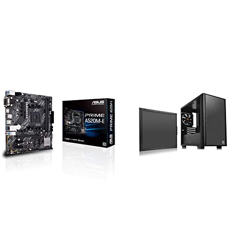 ASUS 【セット買い】ASUS AMD A520 搭載 Socket AM4 対応 マザーボード PRIME A520M-E 【MicroATX】 & Thermaltake Versa H17 ミニタワー型PCケース CS7096 CA-1J1-00S1NN-00