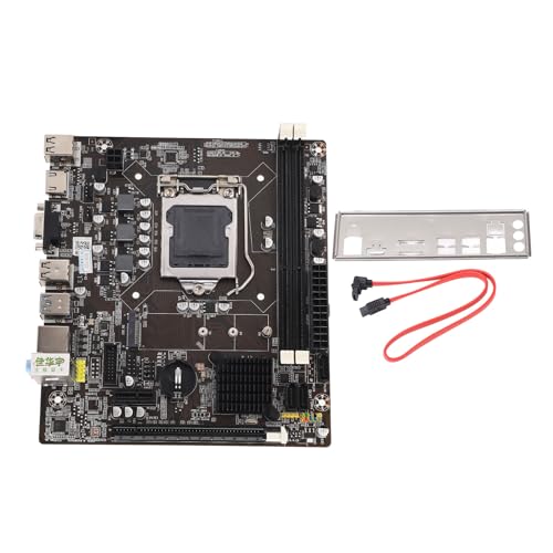 Dpofirs B75M M ATXマイニングメインボード、Corei7、i5、i3 LGA1155 CPU、SATA3.0、SATA2.0、PCI E8X、DDR3 x2、1000Mネットワークカード、コンピューターマザーボード、VGA、HDマルチメディアインターフェイス、PCI E1X、COMピン用。 Dpofirs6g1zkhrx5y