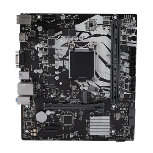 Yanmis LGA 1200 ゲーミング マザーボード、DDR4 3200MHz メモリ、VGA および HD 出力ポート付き M-ATX、PCI-E 4.0 スロット、第 11 第 10 世代コア、Celeron CPU、M.2 ポート用 Yanmi2gwf4n6mvo