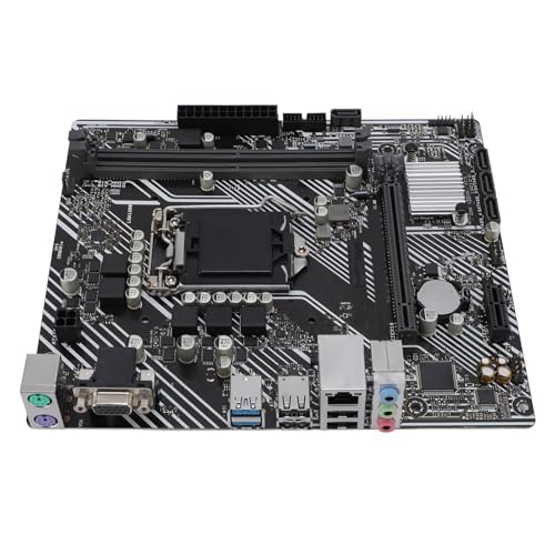 Elprico コアi9用のコンピューターマザーボード、ddr4 X 2 Dimmスロットを備えたLGA 1200ゲーミングマザーボード、VGA出力、PCI E 4.0、RealTek LANおよびサウンドチップ、コンピューター用M ATX DDR4マザーボード Elpri24oh7vagme