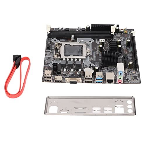 Cuifati ゲーミングマザーボード DDR3 Intel H81 コンピューターマザーボード LGA 1150 Intel Core 4/5世代用 デュアルDDR3チャンネル VGA/DVI/HDML/RJ45 CUIFATIgf568wtx7o3574