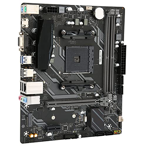 GOWENIC コンピュータマザーボード、A520M Micro-ATXデュアルチャネルマザーボード、AMDAM4スロットAPUおよびAMDRyzenプロセッサのサポート、6USBインターフェイス付き GOWENIC4npygum9t5