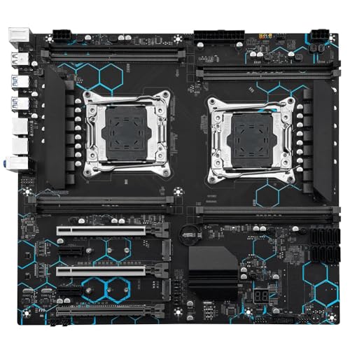 Olkfjndhe MACHINIST X99 8 マザーボード デュアル CPU E-ATX Xeon LGA 2011-3 プロセッサー対応 8 DDR4 スロット USB3.0 3 NVME M.2