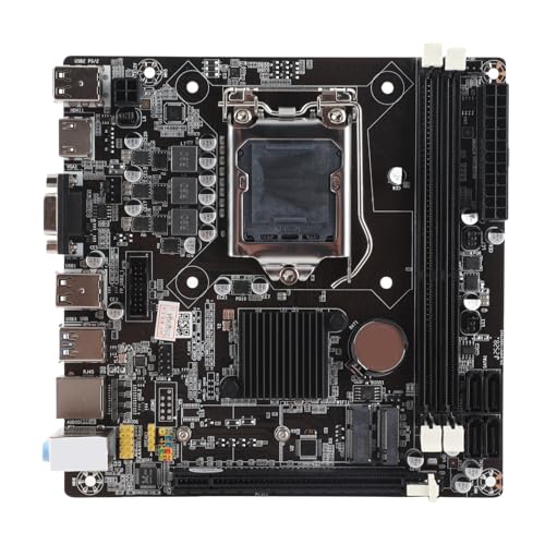 GOWENIC デスクトップコンピュータマザーボード、ATX B75A LGA1155 DDR3マザーボード、i3 i5 i7プロセッサ、PCIe 16X、カード、SATA3.0、SATA2.0、VGA、USBポート10個。 GOWENIC42zgf8egni