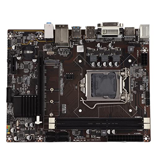 Dpofirs B85 ゲーミングマザーボード DDR3 CPUプラットフォーム Intel Core 第4世代/第5世代用 CPUソケット LGA 1150 1600/1333/1066MHZ(RJ45 +HDMI+USB 3.0インターフェース) Dpofirs58vq3rexzb8319
