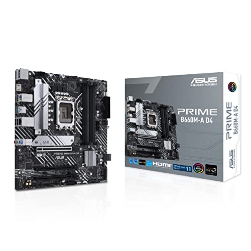 Intel 【中古】ASUS PRIME B660M-A D4 B660(DDR4)/LGA1700/MicroATX【吉祥寺】保証期間1週間