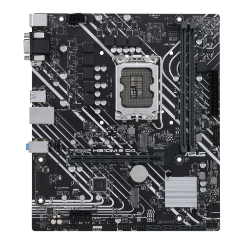 【並行輸入品】 ASUS Prime H610M-E D4-CSM Intel LGA 1700 Micro ATX DDR4 マザーボード。