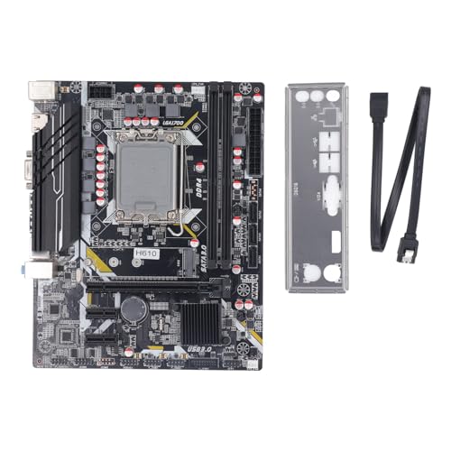 Pilipane H610Uマザーボード2XDDR4 DIMM NVME M.2 PCI E 16X GEN 3.0スロットLGA1700 ATXマザーボードインテルコア12 13th Gen Pilip51ryq4z92n