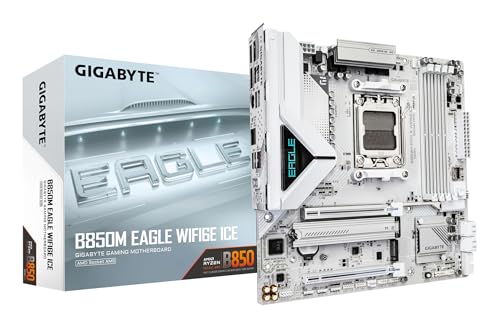 GIGABYTE Gaming GIGABYTE B850M EAGLE WIFI6E ICE Micro-ATX マザーボード ホワイト MB6899