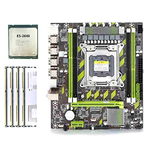 KVSERT X79 チップセット マザーボード Xeon E5 2640 LGA 2011 4 個 X 4GB = 16GB 1600 DDR3 ECC REG Memori E5-2640