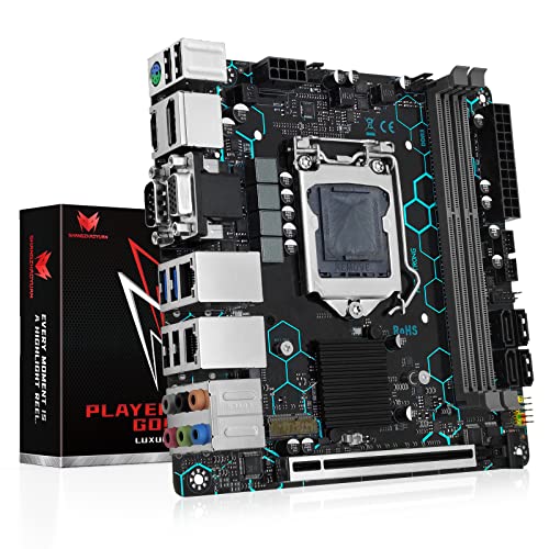 SHANGZHAOYUAN H97 ストロング LGA 1150 マザーボード Intel 第4世代 Core i7/i5/i3/E3 プロセッサー用 (Mini ITX, DDR3, PCIe 3.0, NVME M.2, SATA 6Gb/s, VGA/DVI/HDMI-互換, デュアルLAN) H97-STRONG