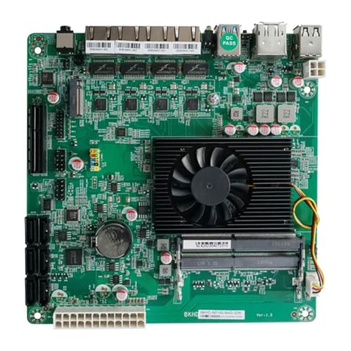 Ceftyopo NAS システム用 N5105 マザーボード ソフト ルーター N5105 ITX マザーボード 2.5G ネットワーク ポート 6 CPU 11 搭載
