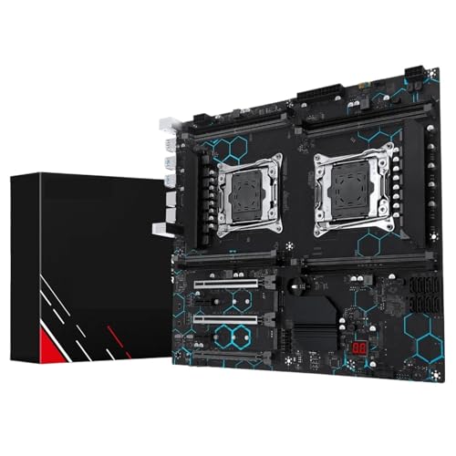 RXJSTBX 互換性がありますMACHINIST X99 MD8 マザーボード、デュアル CPU LGA2011-3 E-ATX 8 DDR4 USB3.0 SATA3 NVME M.2 コンポーネントと互換性があります。