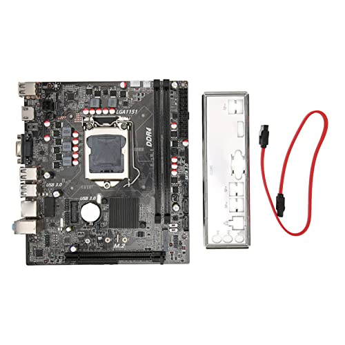 ciciglow H110 Micro ATX マザーボード、DDR4 SO DIMM PCIe 3.0、SATA3.0、M.2 HDMI VGA USB3.0/2.0、i5 6500 i7 6700 CPU対応 ciciglowox5agdqti6